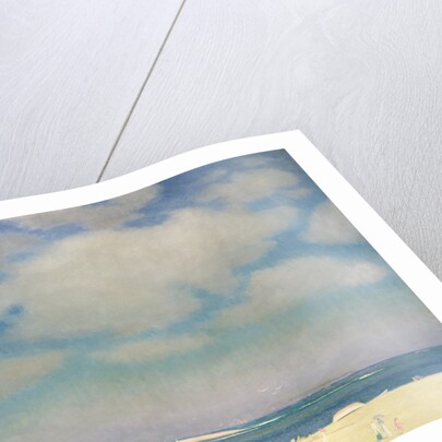 Seascape with Sandy Beach c.1915 by William McGregor Paxton