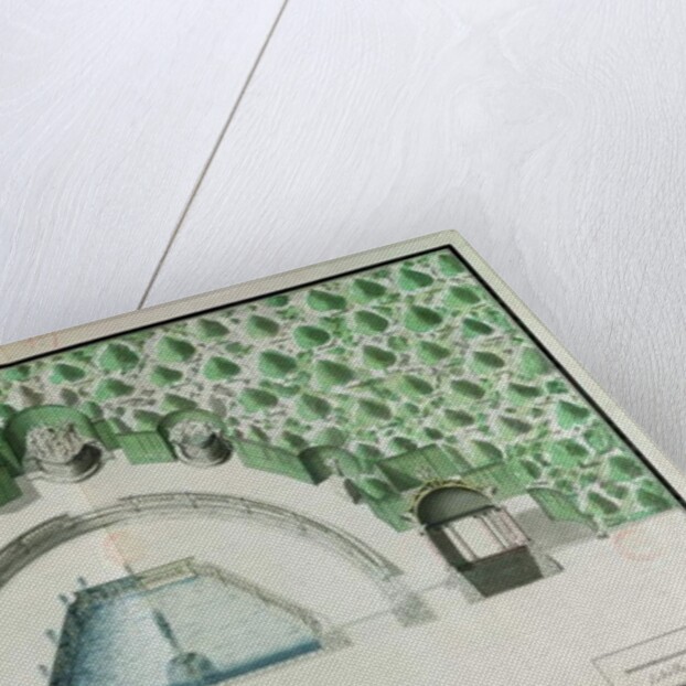 Ms 1307/52 Design for the Baths of Apollo at Versailles by Andre Le Notre