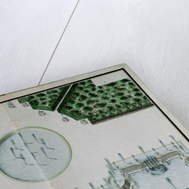 Ms 1307/50 Design for the Piece de Neptune at Versailles by Andre Le Notre