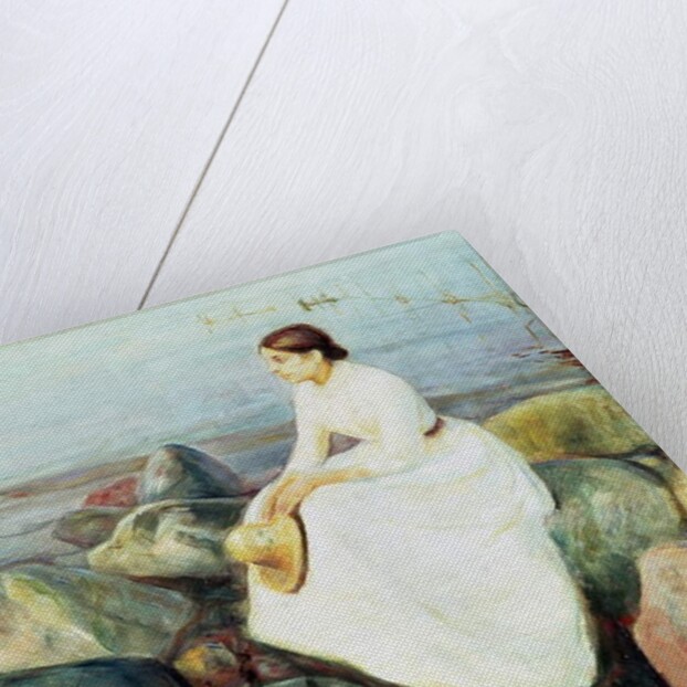 Inger on the Beach, or Evening by Edvard Munch