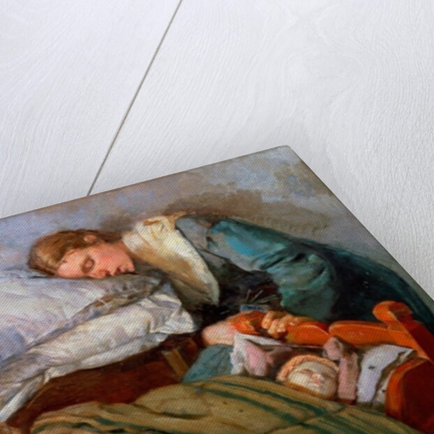 Sleeping Mother, 1883 by Christian Krohg