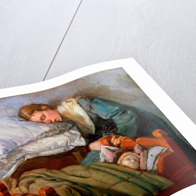 Sleeping Mother, 1883 by Christian Krohg