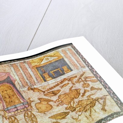 The Ark of the Covenant in the land of the Philistines by Jewish School