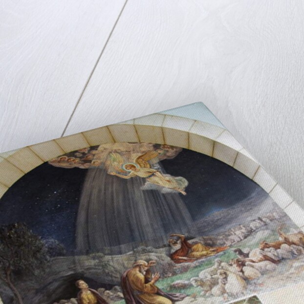 Angel of the Lord visits the Shepherds, Sanctuary of the Shepherd's Chapel, Bethlehem by Umberto Noni