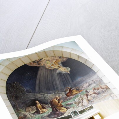 Angel of the Lord visits the Shepherds, Sanctuary of the Shepherd's Chapel, Bethlehem by Umberto Noni