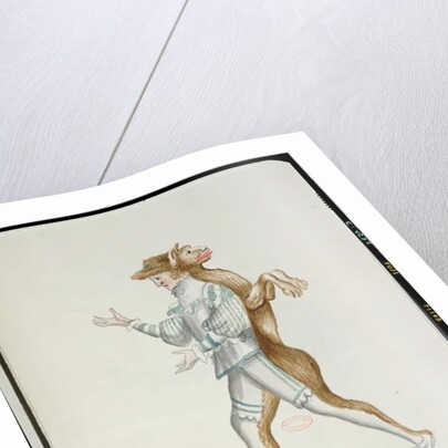 Werewolf costume for the 'Ballet de la Nuit' by French School