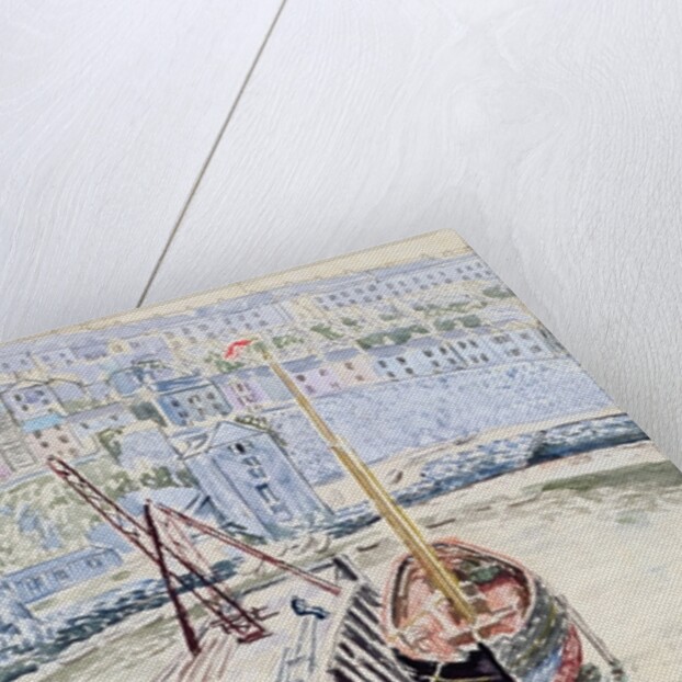 The 'Sans Pareil' in Brixham Harbour, c.1931 by Dora Carrington