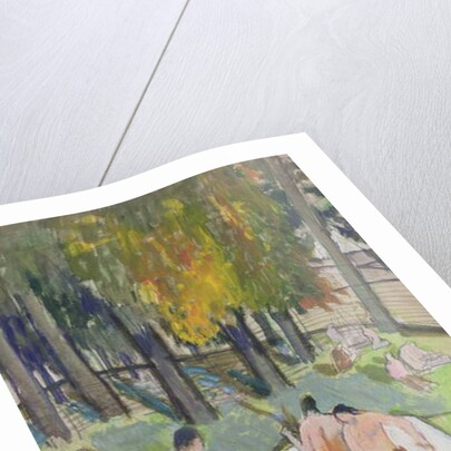 Soldiers at a Stream, 1920 by Dora Carrington