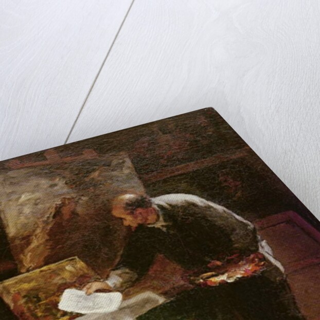 The Artist in his Studio by Honore Daumier