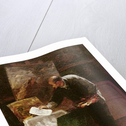 The Artist in his Studio by Honore Daumier