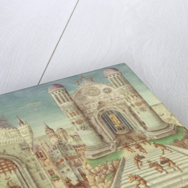 Nouv Acqu Fr 24920 fol.12 The Abduction of Helen by Jean Colombe