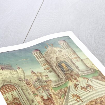 Nouv Acqu Fr 24920 fol.12 The Abduction of Helen by Jean Colombe