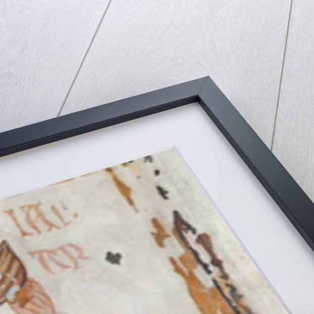 Copy of a medieval original depicting January by (after) French School