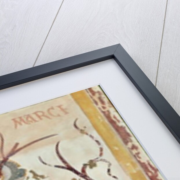 Copy of a medieval original depicting March by French School