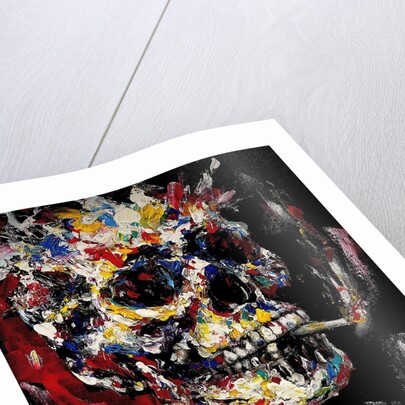 Skull With Spliff, c.2021-22 by Blake Munch