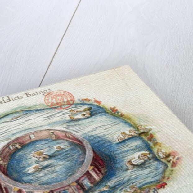The Baths of Bourbon-Lancy by French School