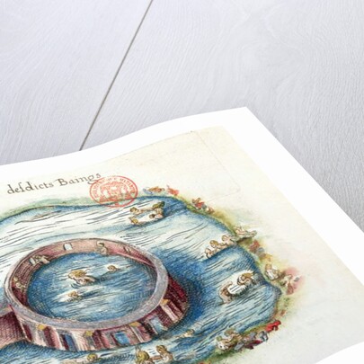 The Baths of Bourbon-Lancy by French School