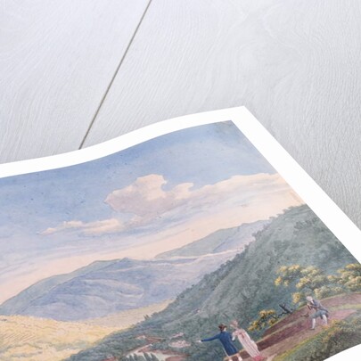 View of Bagni di Lucca, October 1813 by Elisa Bonaparte