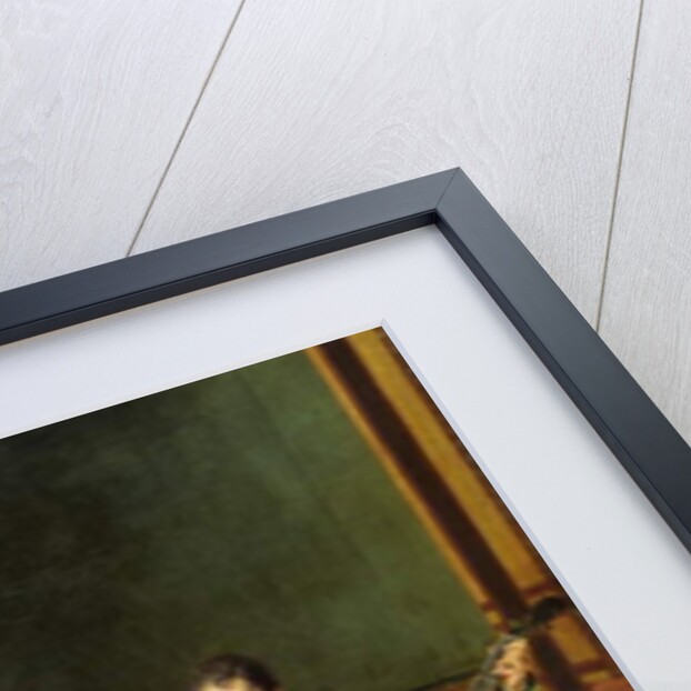 A Musician and his Family, possibly Fernando Sor by French School