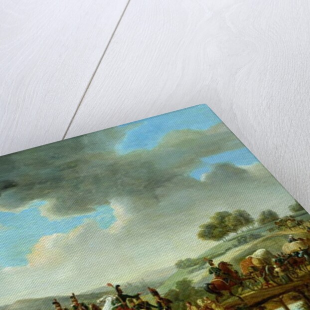 Convoy Escorted by French Dragoons by Jacques Francois Joseph Swebach