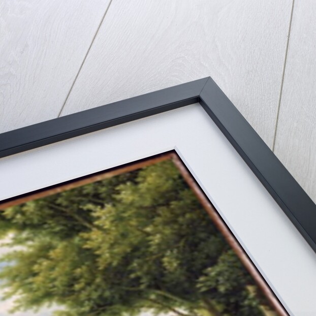 View of the Chateau de Villiers-Saint-Paul, near Senlis by Alexandre Hyacinthe Dunouy