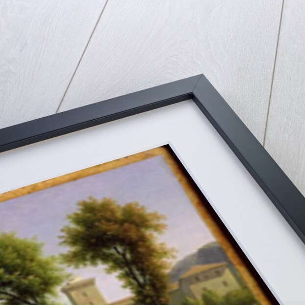 View from the Ile de Sora above the Waterfalls of the Chateau, c.1822 by Alexandre Hyacinthe Dunouy