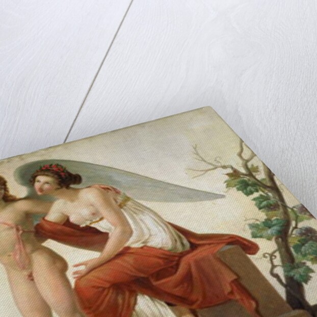 Cupid Inviting Venus to a Sacrifice by Louis Lafitte