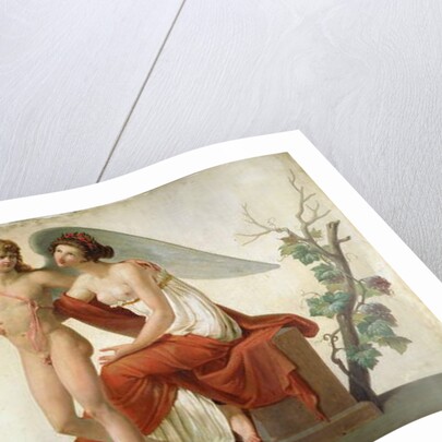 Cupid Inviting Venus to a Sacrifice by Louis Lafitte