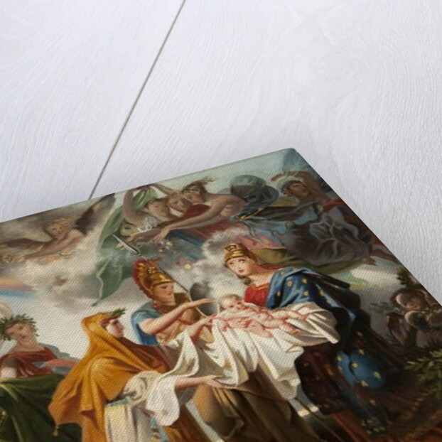 Allegory of the Birth of the King of Rome, renamed after 1814 Allegory of the Birth of Louis XIV by Charles Meynier