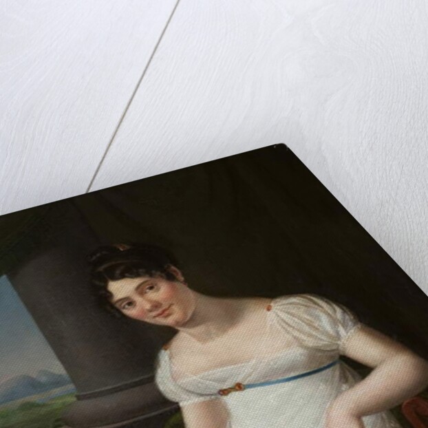 Half length portrait of La Duchesnois by or Berger Jenny Desoras