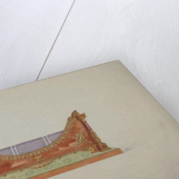 Princess Elisa's Bed from the Baciocchi Palace in Bologna, c.1900-20 by French School