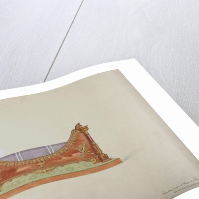 Princess Elisa's Bed from the Baciocchi Palace in Bologna, c.1900-20 by French School