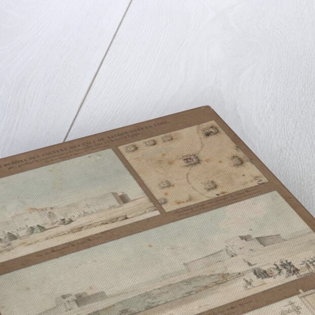 Six views and drawings of Lake Natron in Libya, made during the reconnaissance mission of the Egyptian Army led by General Andreossy, 1799 by Henri Joseph Redoute