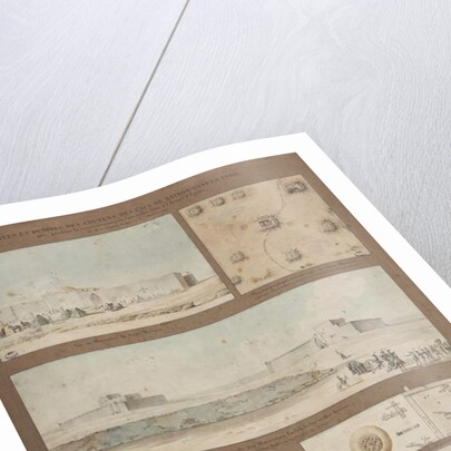 Six views and drawings of Lake Natron in Libya, made during the reconnaissance mission of the Egyptian Army led by General Andreossy, 1799 by Henri Joseph Redoute