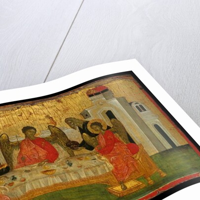 The Hospitality of Abraham, a Symbolic Representation of the Holy Trinity by Turkish School