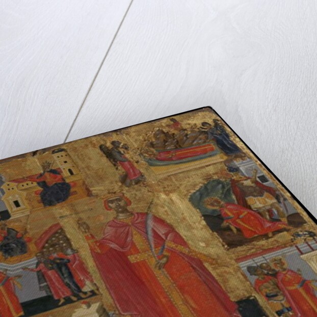 Icon of St Catherine with Scenes of Her Life by Emmanuel Tzanes