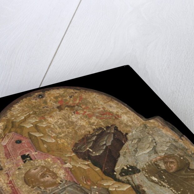 Icon of St Francis Receiving the Stigmata by Greek School