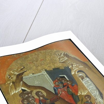Resurrection of Lazarus by Greek School