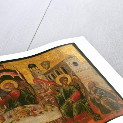 The Hospitality of Abraham and Sarah by Cretan