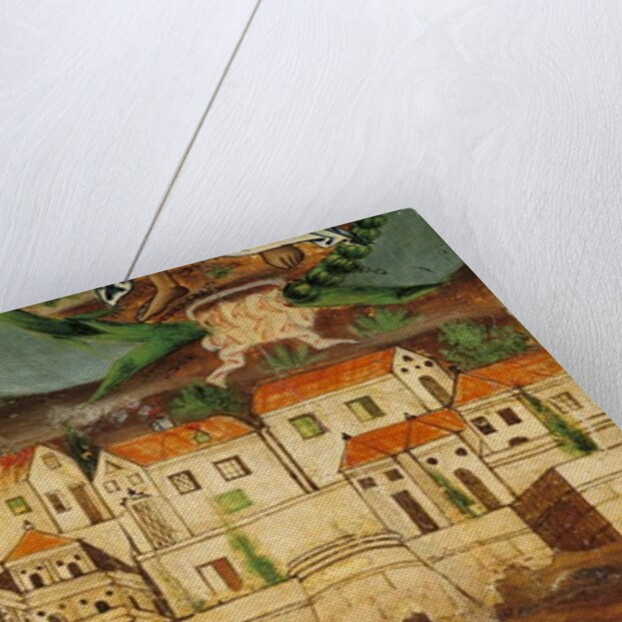 Pelmet depicting the Rebirth of Greece by Greek School