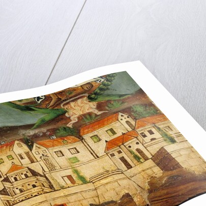 Pelmet depicting the Rebirth of Greece by Greek School