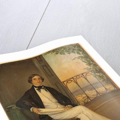 Youthful portrait of the young King Otto by Greek School