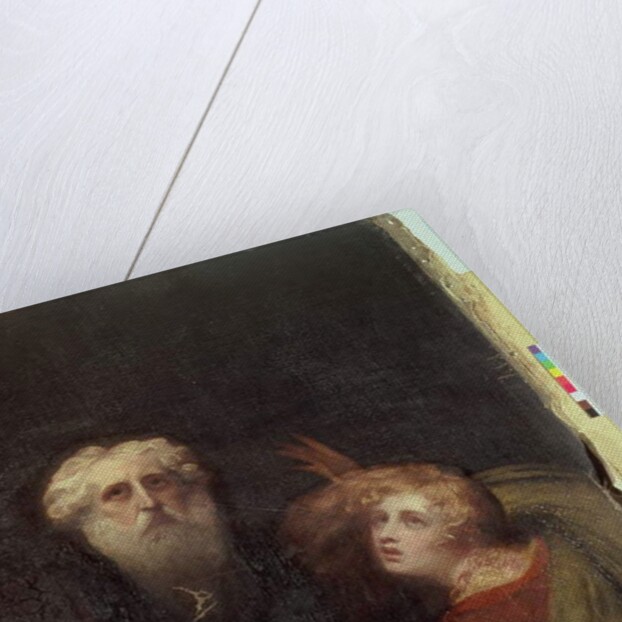 Prospero and Miranda, fragment from 'The Tempest', c.1790 by George Romney