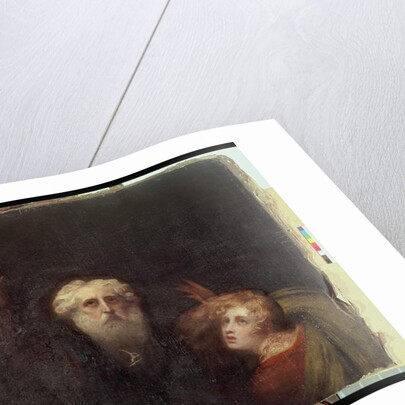 Prospero and Miranda, fragment from 'The Tempest', c.1790 by George Romney