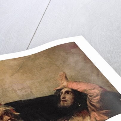 Alonso, King of Naples, and Another Figure, fragment from 'The Tempest', c.1790 by George Romney