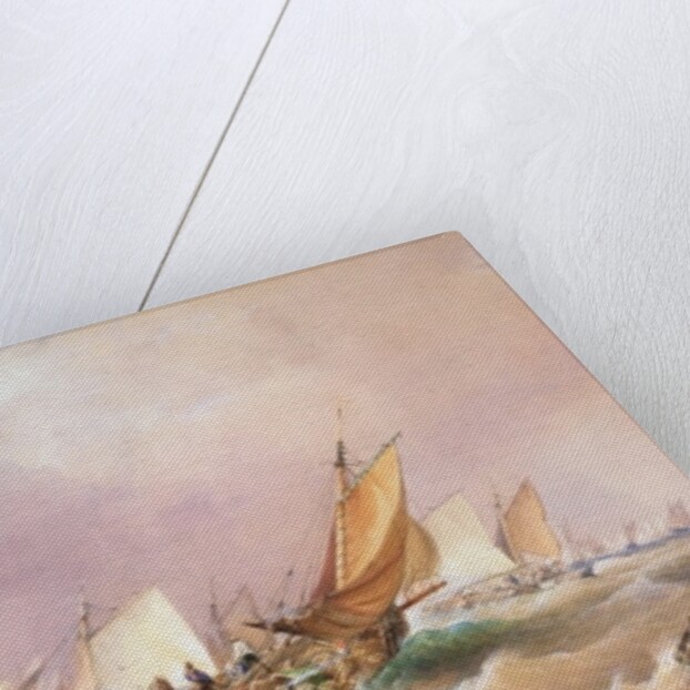 Off the French Coast, 1837 by Edward Duncan