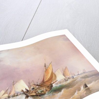 Off the French Coast, 1837 by Edward Duncan