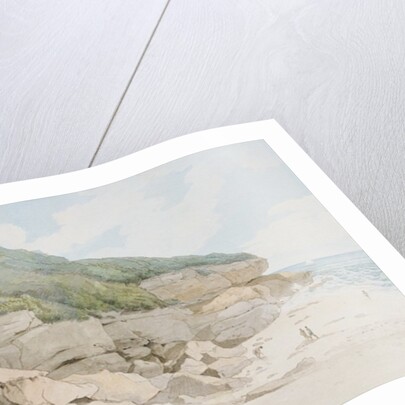 Beach Scene, Exmouth by Francis Towne