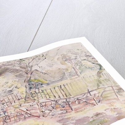 Sheep dipping, New Street, Ridley, 1941 by Thomas Barclay Hennell