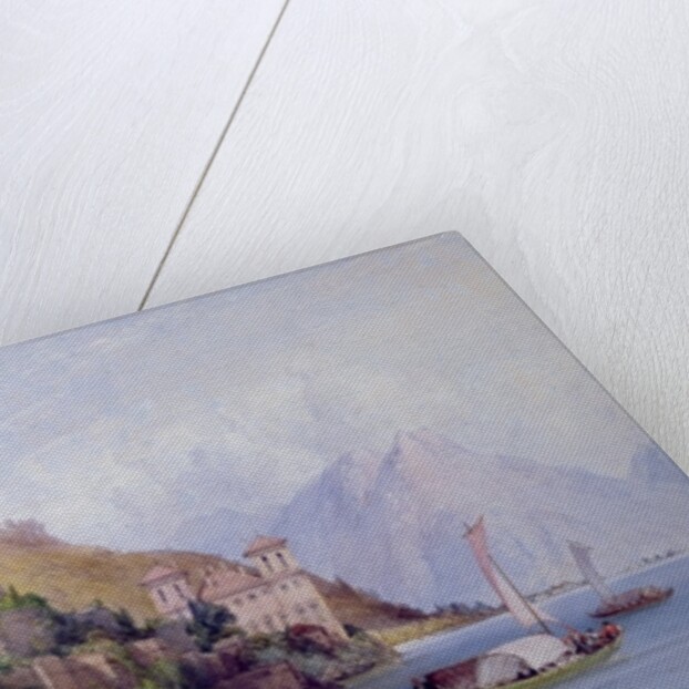 Gravedona, Lake Como, 1895 by William Callow